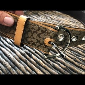 Authentic Leather Coach Belt